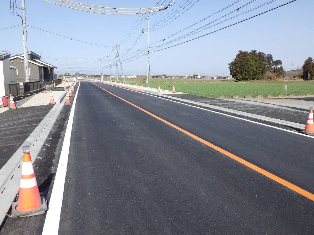 道路改良工事西小塙真岡線その3