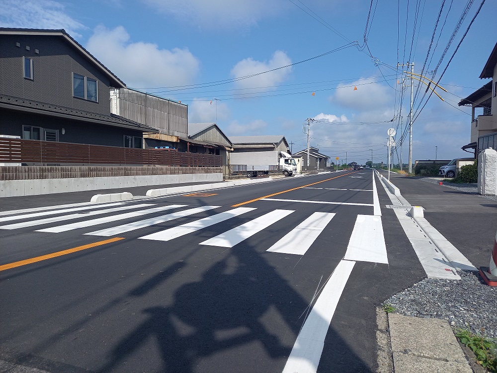 舗装工事 西小塙真岡線その6(快安道補)